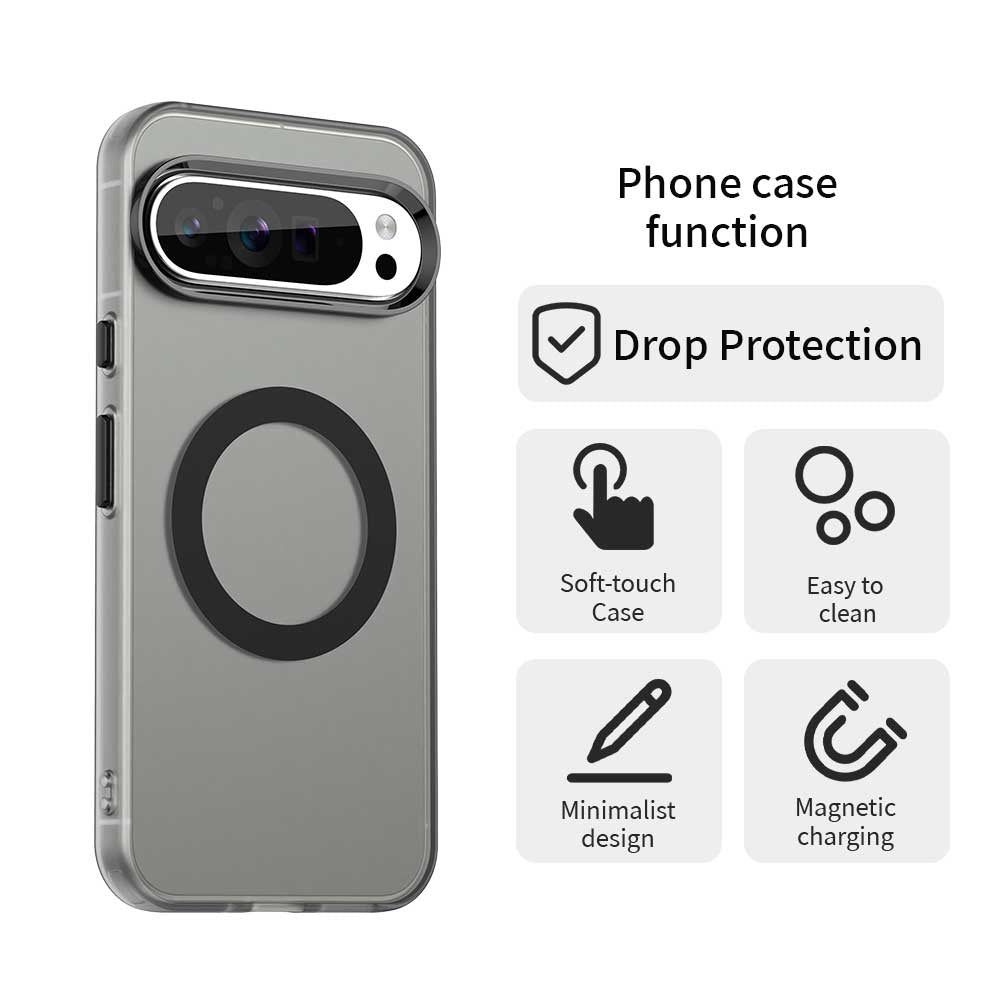 Custodia MagSafe per Google Pixel 10 Pro XL, Techsuit, CandyCase, Nera