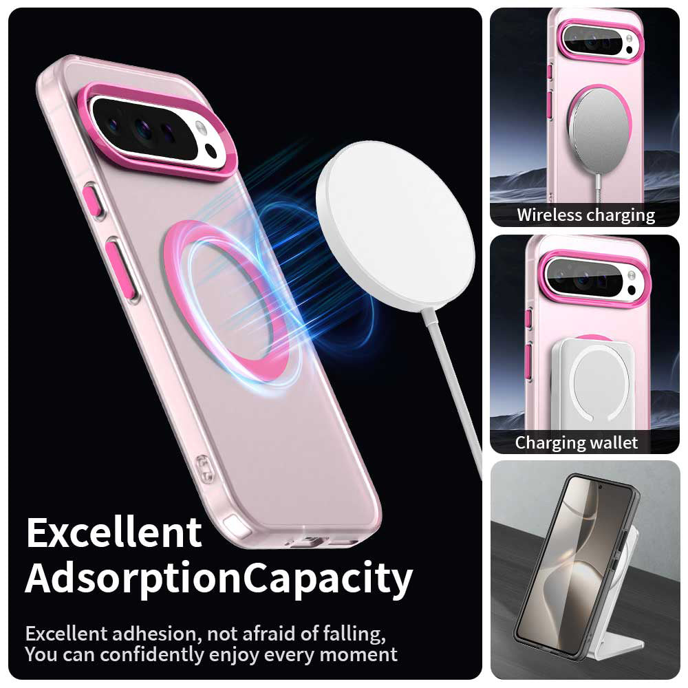 Custodia MagSafe per Google Pixel 10 Pro XL, Techsuit, CandyCase, Rosa