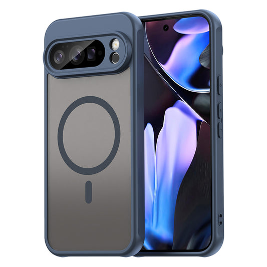 Custodia MagSafe per Google Pixel 10 Pro XL, Techsuit, HaloFrost II, Blu Navy