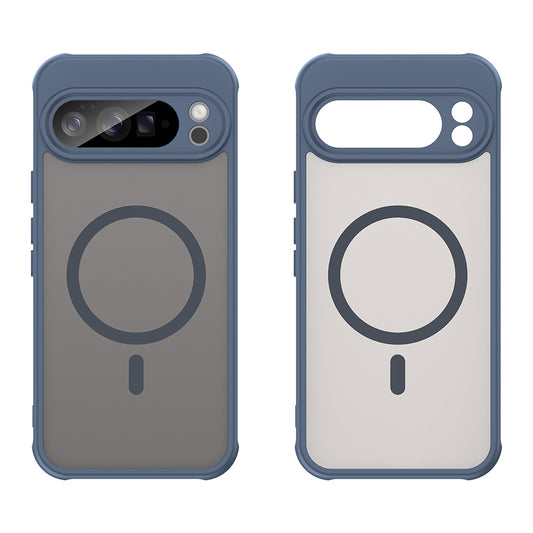 Custodia MagSafe per Google Pixel 10 Pro XL, Techsuit, HaloFrost II, Blu Navy