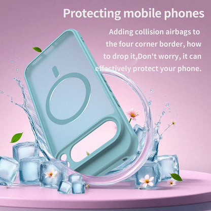 Custodia MagSafe per Google Pixel 10, Techsuit, HaloFrost II, Verde Chiaro