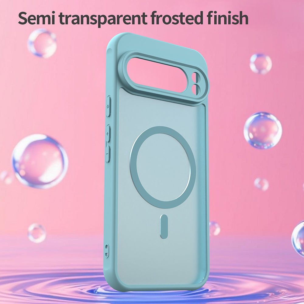 Custodia MagSafe per Google Pixel 10, Techsuit, HaloFrost II, Verde Chiaro