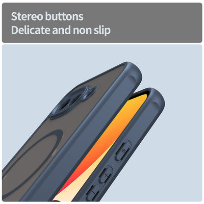 MagSafe Case for Google Pixel 10a, Techsuit, HaloFrost II, Navy Blue