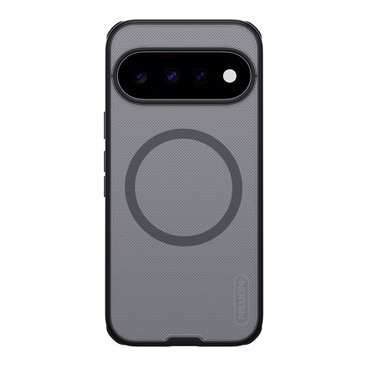 Custodia MagSafe per Google Pixel 11, Nillkin, Super Shield Pro, nera trasparente satinata