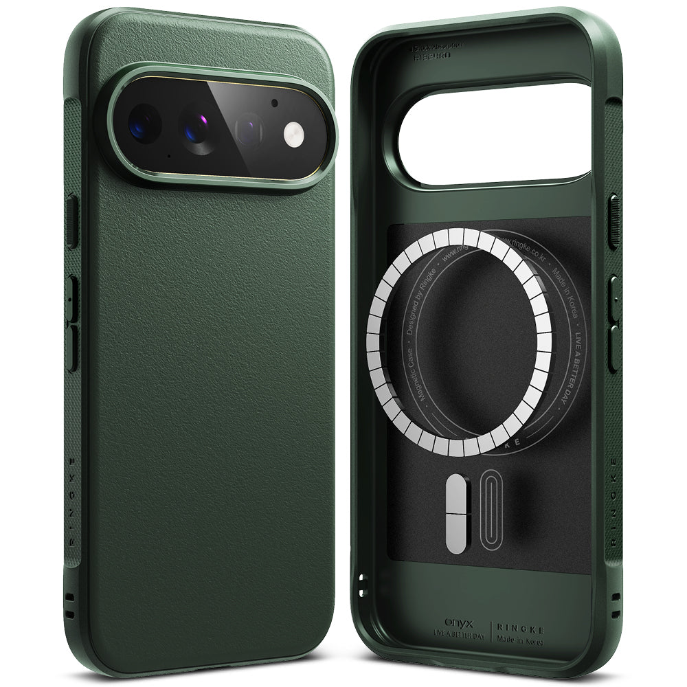 Custodia MagSafe per Google Pixel 11 Pro, Ringke, Onyx, Verde Scuro