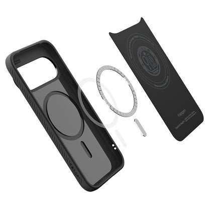 Custodia MagSafe per Google Pixel 11 Pro, Spigen, Liquid Air, Nero Opaco ACS11429