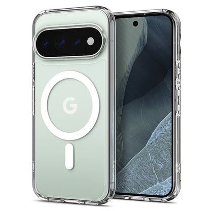 Custodia MagSafe per Google Pixel 11 Pro, Spigen, Ultra Hybrid, Trasparente Bianca ACS11431