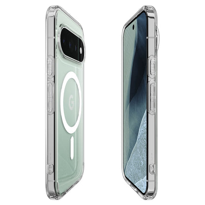 Custodia MagSafe per Google Pixel 11 Pro, Spigen, Ultra Hybrid, Trasparente Bianca ACS11431
