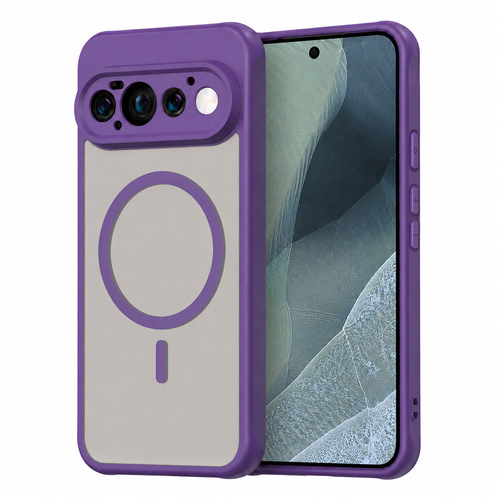 Custodia MagSafe per Google Pixel 11 Pro, Techsuit, HaloFrost II, Viola