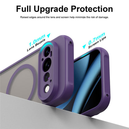 Custodia MagSafe per Google Pixel 11 Pro, Techsuit, HaloFrost II, Viola