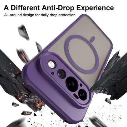 Custodia MagSafe per Google Pixel 11 Pro, Techsuit, HaloFrost II, Viola