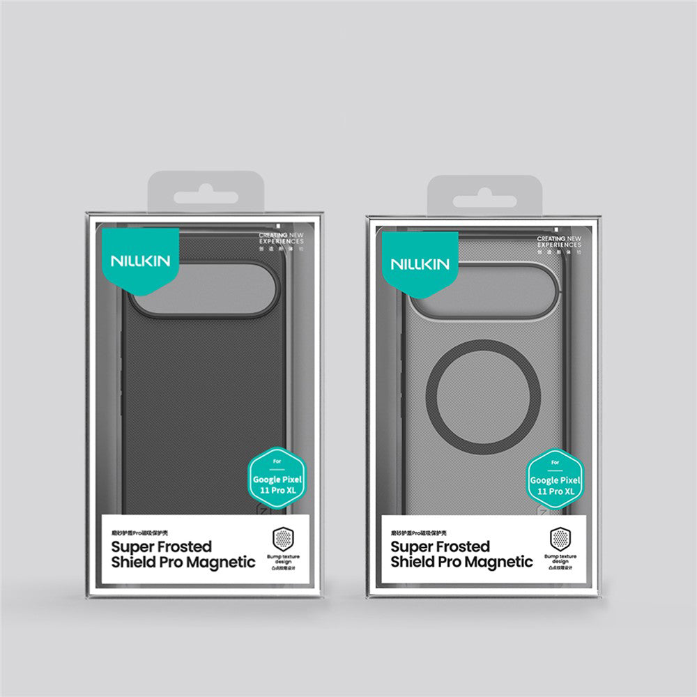 Custodia MagSafe per Google Pixel 11 Pro XL, Nillkin, Super Shield Pro, nera satinata