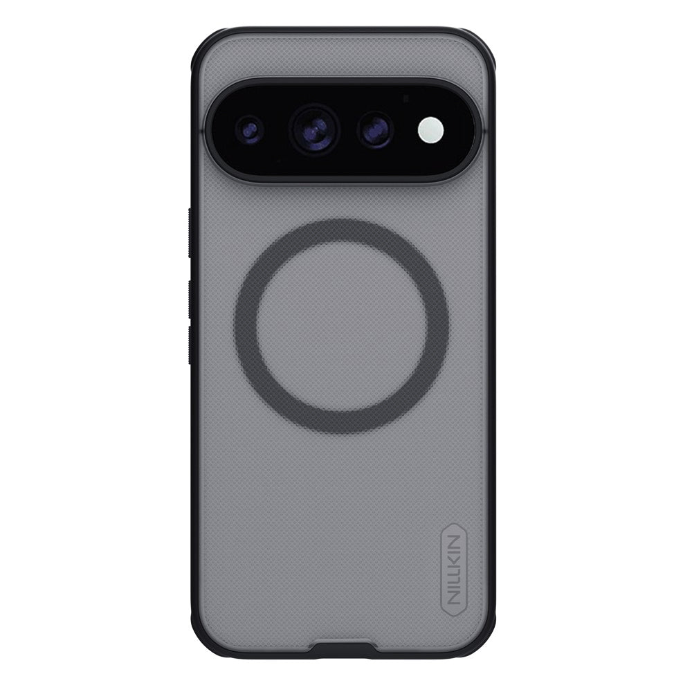 Custodia MagSafe per Google Pixel 11 Pro XL, Nillkin, Super Shield Pro, nera trasparente satinata