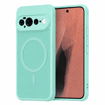 Custodia MagSafe per Google Pixel 11 Pro XL, Techsuit, HaloFrost II, Verde Chiaro