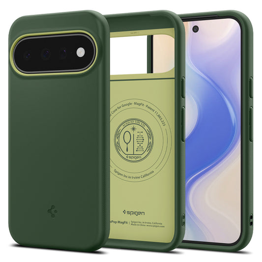 Custodia MagSafe per Google Pixel 11, Spigen, Caseology Nano Pop, Verde ACS11446