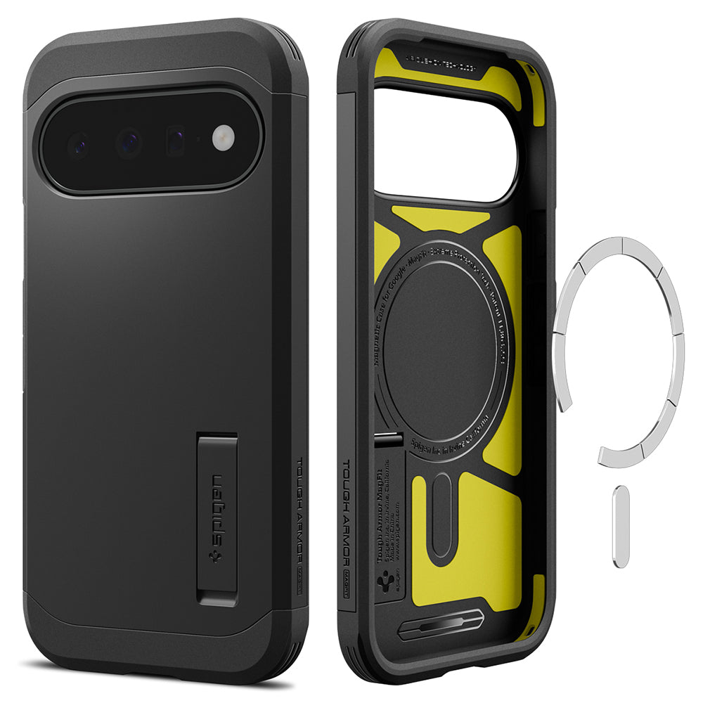 Custodia MagSafe per Google Pixel 11, Spigen, Tough Armor, Nera ACS11443
