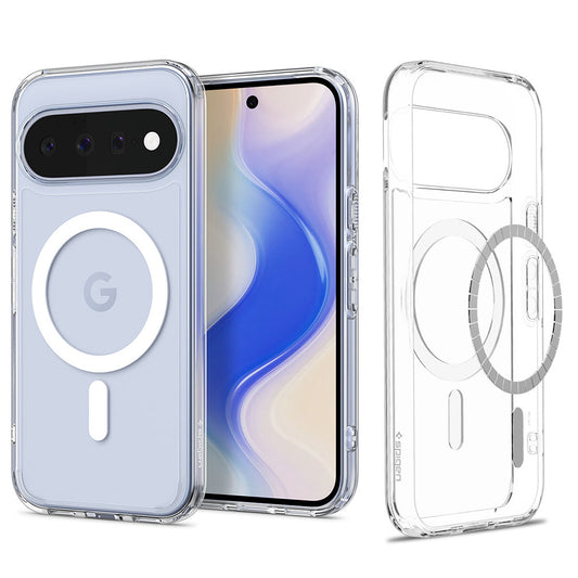 Custodia MagSafe per Google Pixel 11, Spigen, Ultra Hybrid, Trasparente Bianca ACS11441