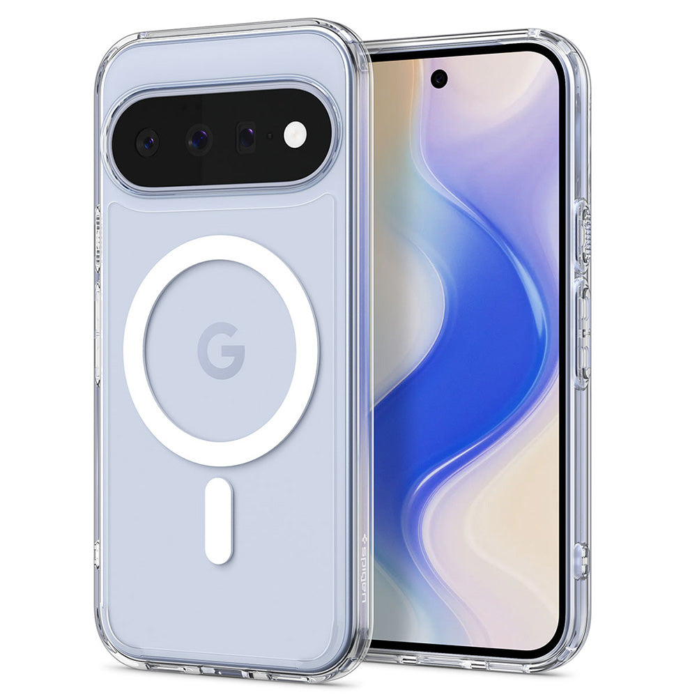 Custodia MagSafe per Google Pixel 11, Spigen, Ultra Hybrid, Trasparente Bianca ACS11441