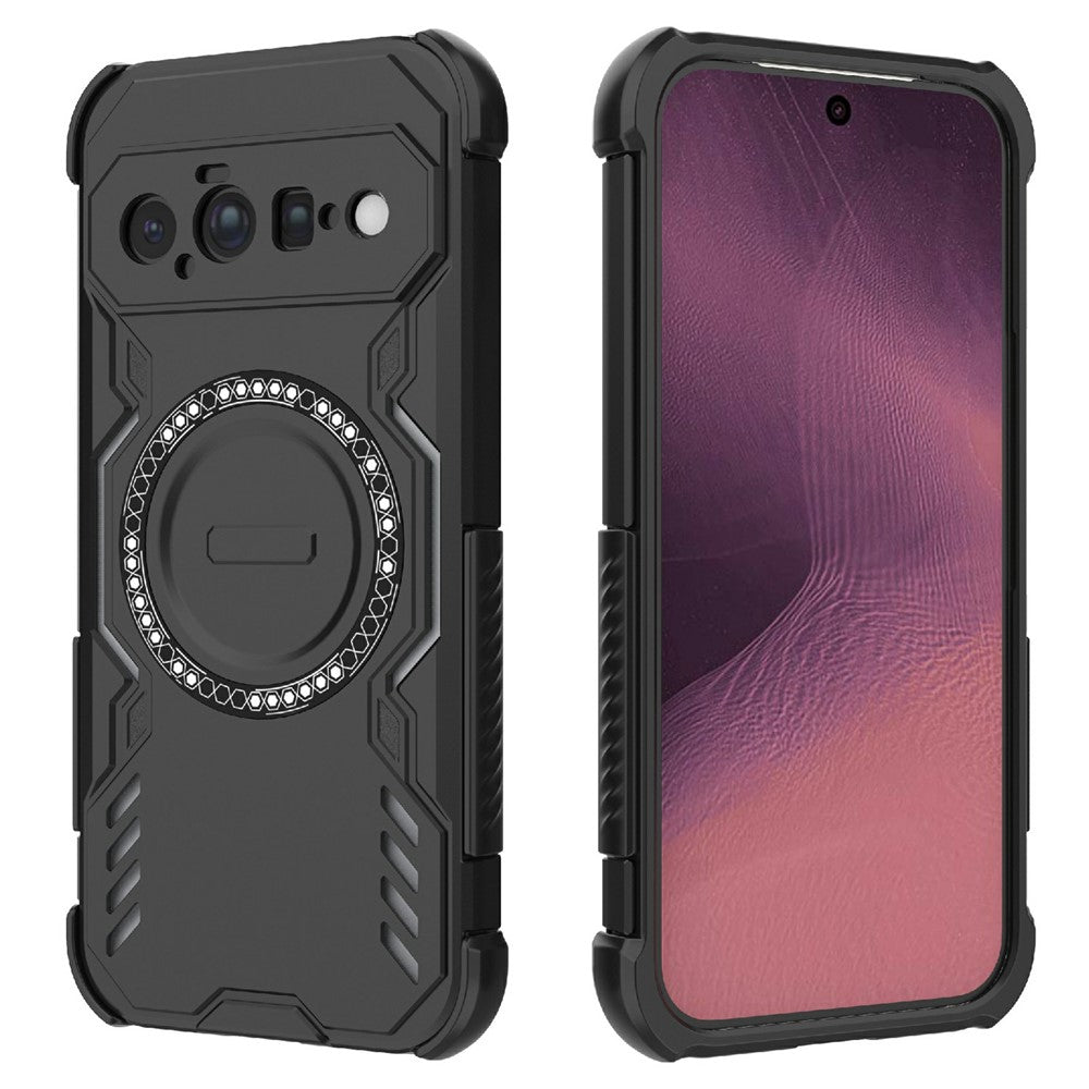 MagSafe Case for Google Pixel 11, Techsuit, ArmorMag, Black