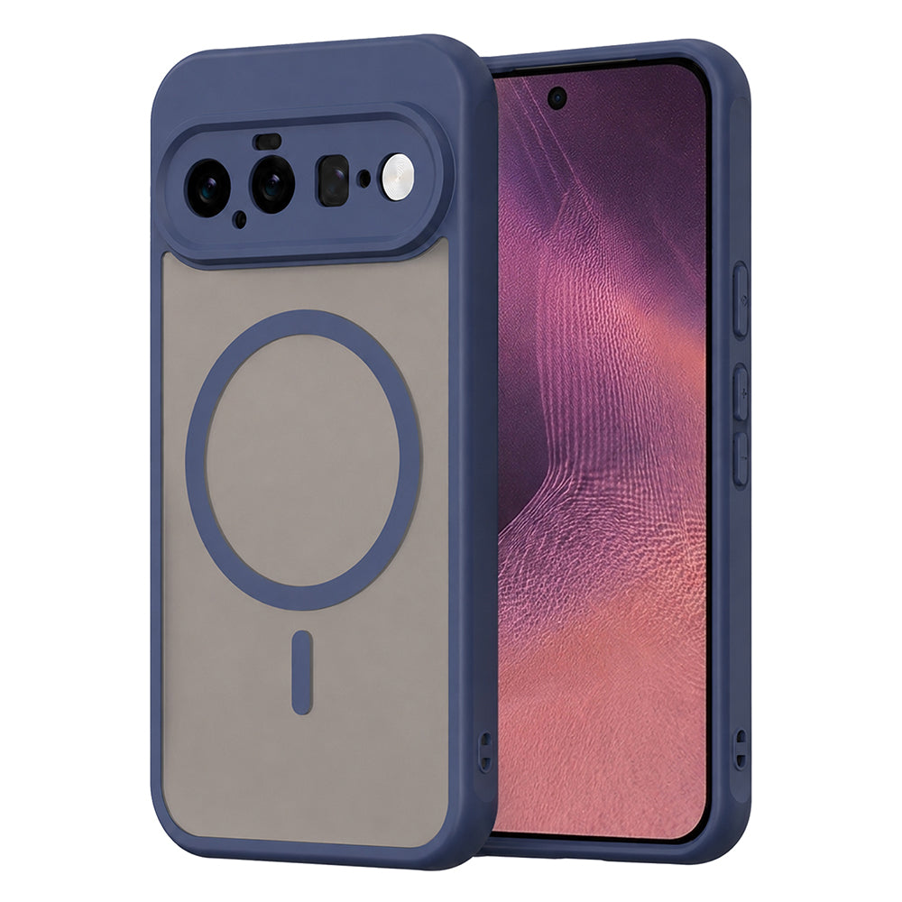 Custodia MagSafe per Google Pixel 11, Techsuit, HaloFrost II, Blu Navy