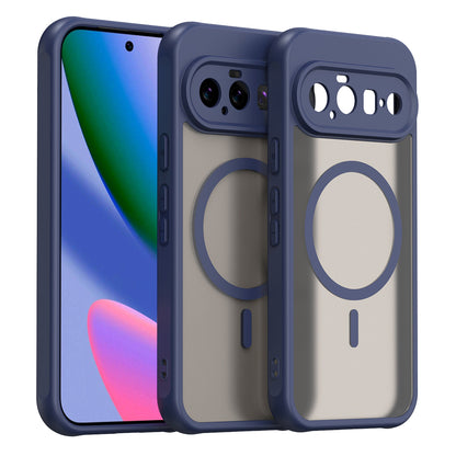 Custodia MagSafe per Google Pixel 11, Techsuit, HaloFrost II, Blu Navy