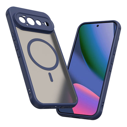 Custodia MagSafe per Google Pixel 11, Techsuit, HaloFrost II, Blu Navy