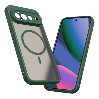MagSafe Case for Google Pixel 11, Techsuit, HaloFrost II, Green