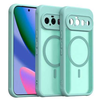 Custodia MagSafe per Google Pixel 11, Techsuit, HaloFrost II, Verde Chiaro