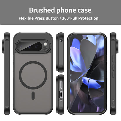 Custodia MagSafe per Google Pixel 9 Pro, Techsuit, HaloFrost II, Nera