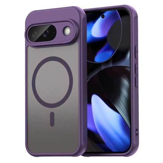 Custodia MagSafe per Google Pixel 9, Techsuit, HaloFrost II, Viola