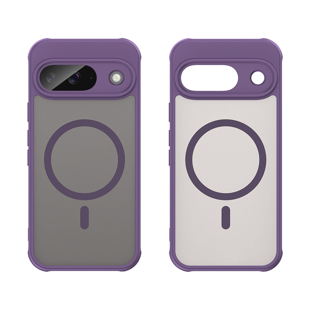 Custodia MagSafe per Google Pixel 9, Techsuit, HaloFrost II, Viola