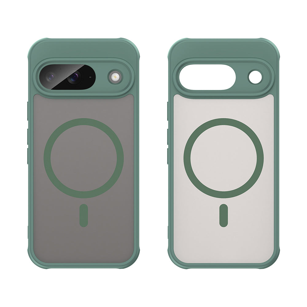 Custodia MagSafe per Google Pixel 9, Techsuit, HaloFrost II, Verde