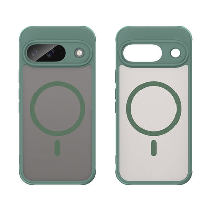 Custodia MagSafe per Google Pixel 9, Techsuit, HaloFrost II, Verde