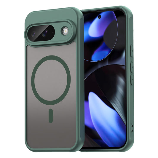 Custodia MagSafe per Google Pixel 9, Techsuit, HaloFrost II, Verde