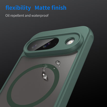 Custodia MagSafe per Google Pixel 9, Techsuit, HaloFrost II, Verde