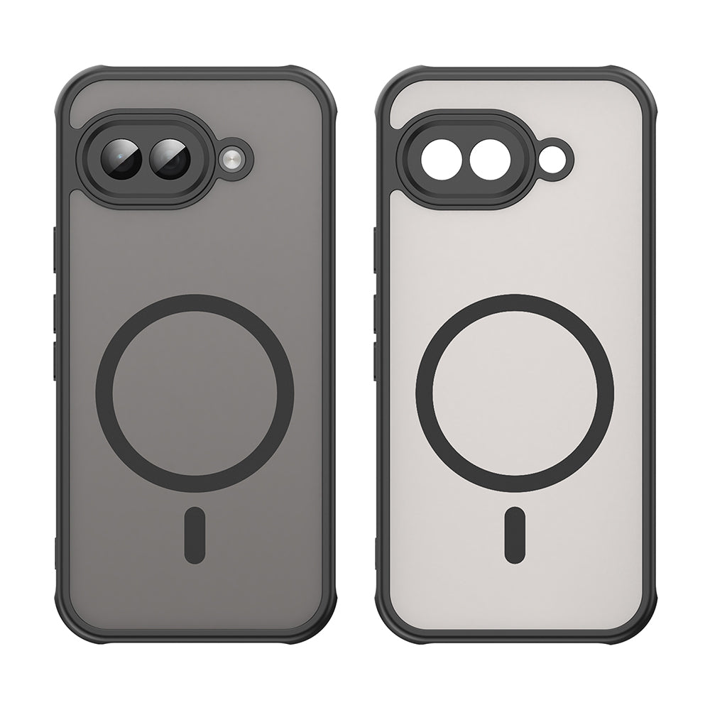 Custodia MagSafe per Google Pixel 9a, Techsuit, HaloFrost II, Nera