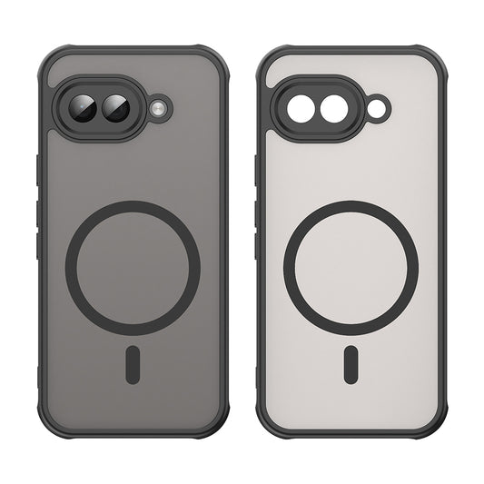 Custodia MagSafe per Google Pixel 9a, Techsuit, HaloFrost II, Nera
