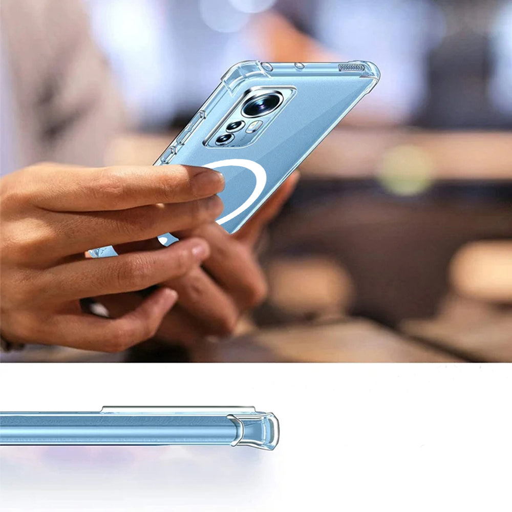 Custodia MagSafe per Google Pixel 9a, Techsuit, Antiurto, Trasparente