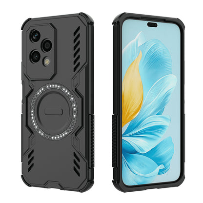 Custodia MagSafe per Honor 200 Lite, Techsuit, ArmorMag, Nera