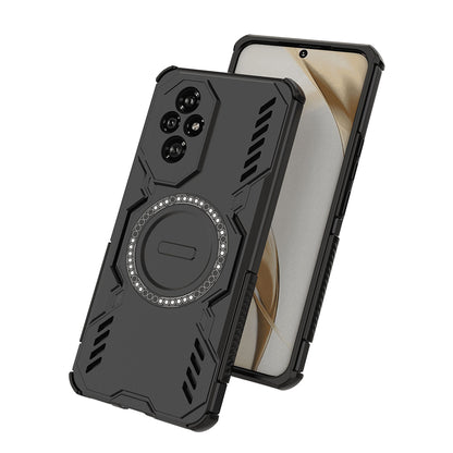 Custodia MagSafe per Honor 200, Techsuit, ArmorMag, Nera