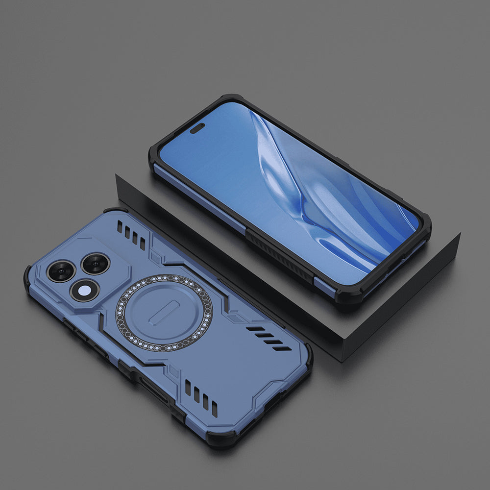 Custodia MagSafe per Honor 400 Lite, Techsuit, ArmorMag, Blu