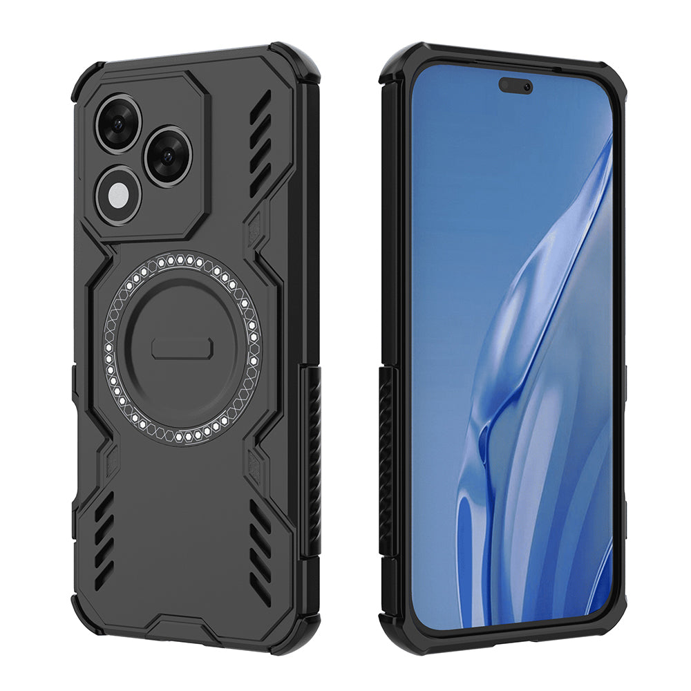 Custodia MagSafe per Honor 400 Lite, Techsuit, ArmorMag, Nera