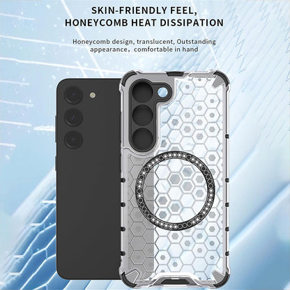 Custodia MagSafe per Honor 400 Lite, Techsuit, HoneyComb Shield, Nera