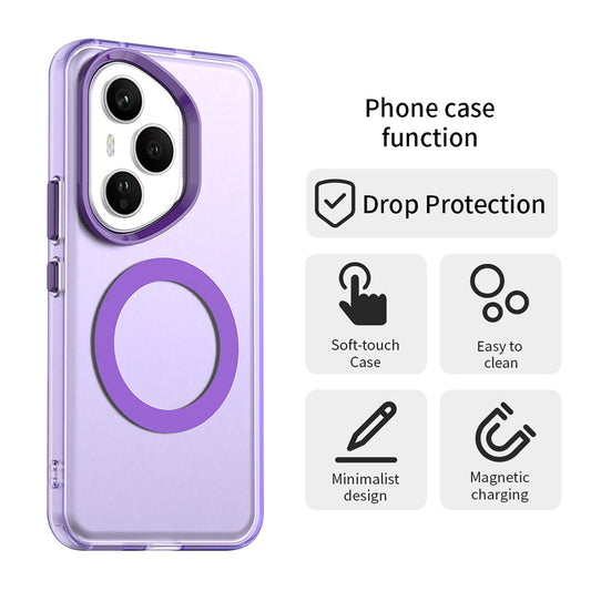 Custodia MagSafe per Honor 400 Pro, Techsuit, CandyCase, Viola