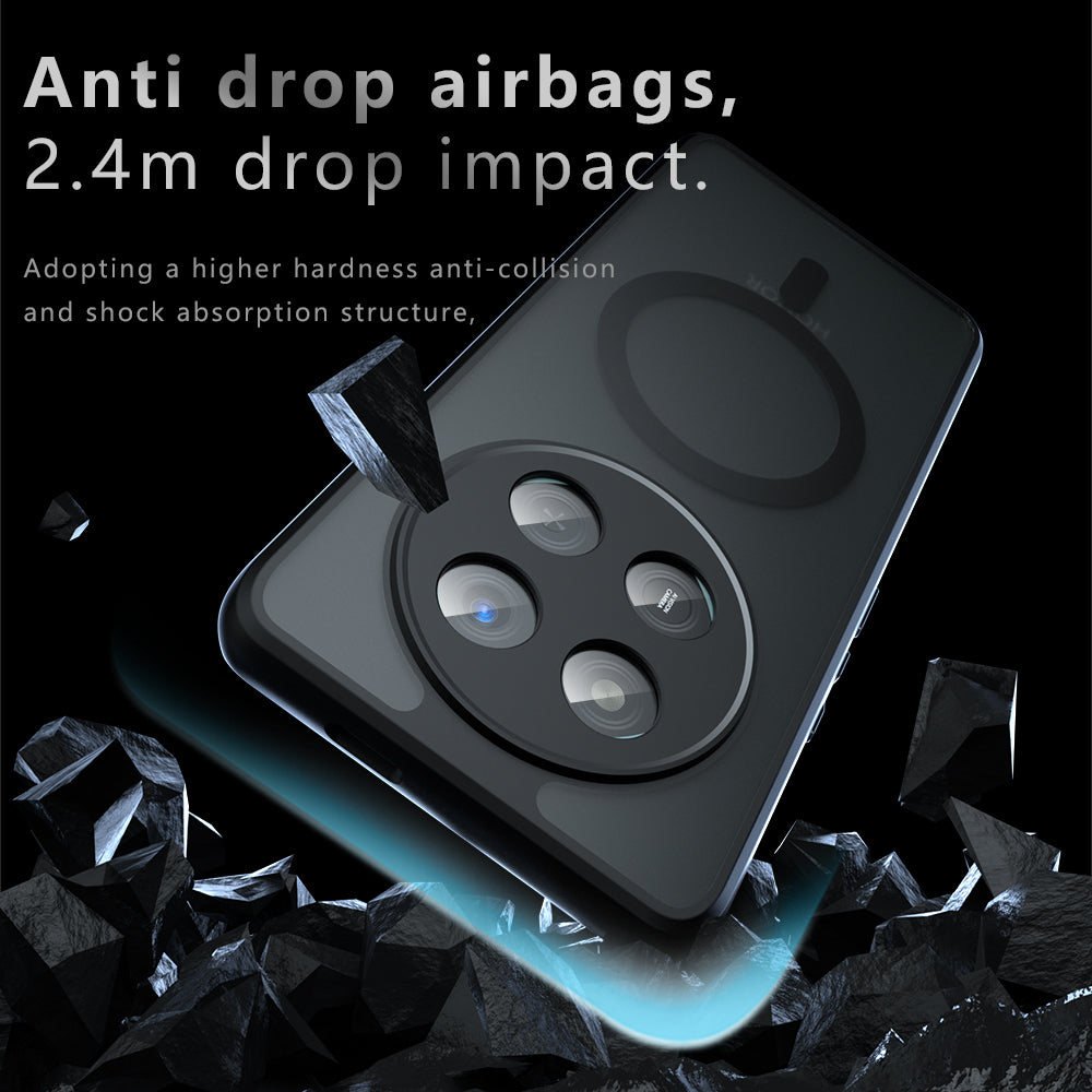 Custodia MagSafe per Honor 400 Pro, Techsuit, PureFrost, Nera