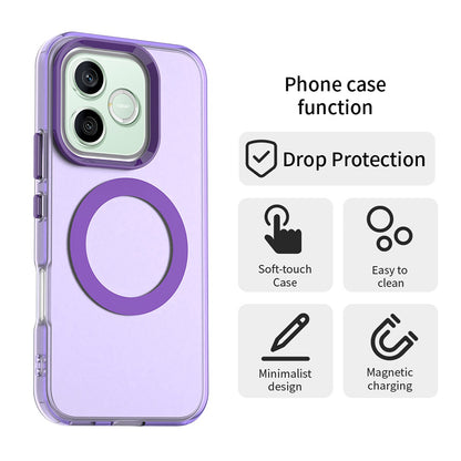Custodia MagSafe per Honor 600 Lite, Techsuit, CandyCase, Viola