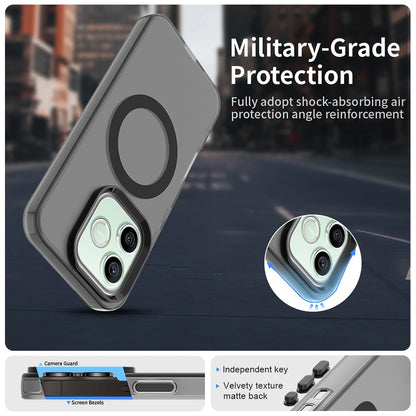 Custodia MagSafe per Honor 600 Lite, Techsuit, CandyCase, Nera