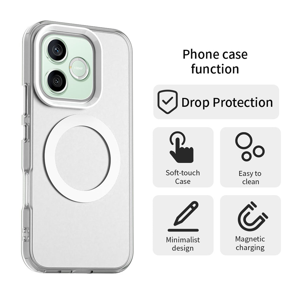 Custodia MagSafe per Honor 600 Pro / 600, Techsuit, CandyCase, Bianca