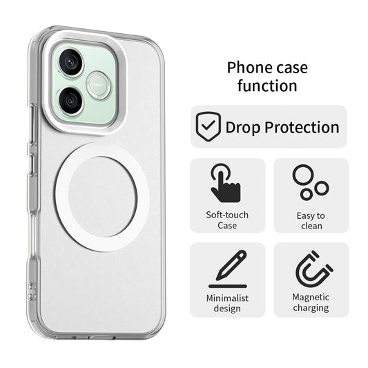 Custodia MagSafe per Honor 600 Pro / 600, Techsuit, CandyCase, Bianca