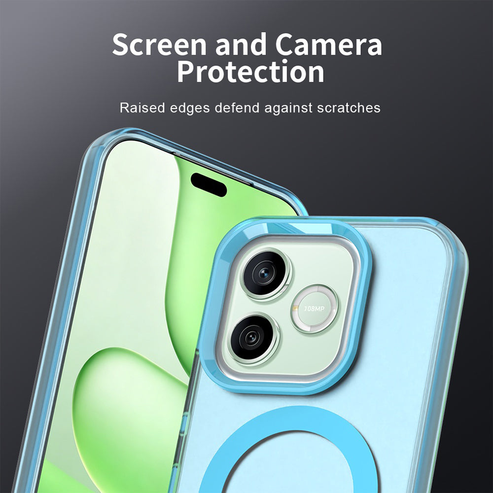 Custodia MagSafe per Honor 600 Pro / 600, Techsuit, CandyCase, Blu